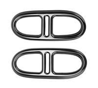 Coperchio per tubo di scarico esterno per auto Kuuleyn, rivestimento del telaio dei tubi di scarico, tubo di scarico Coperchio della gola a quattro outs -telaio Sostituzione in