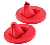 Coperchio per versare colore, confezione da 2 pezzi, ugello integrato, chiusura sicura, materiale durevole | accessori per la conservazione dei colori per professionisti, progetti fai da te, previene