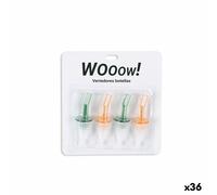 BigBuy Home Tappo versatore Set Plastica 4 Pezzi 2,9 x 9 cm (36 Pezzi)