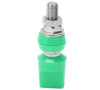 Coperchio piatto in ottone multiuso 4 mm M8 100A Terminal ad alta corrente con materiale isolante in rame puro per martine (Verde)