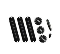 Coperchio pickup per chitarra elettrica in plastica Coperture single coil con manopola controllo del tono dei volumi Accessori per chitarra elettrica Sostituzione coperchio pickup vintage