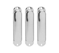 Coperchio Pickup Single Coil per Chitarra Elettrica, Set da 3 Pezzi in Rame, Accessorio Strumentale - Riduzione Rumore, Design Elegante, Facilità di Installazione per Musicisti (Argento)