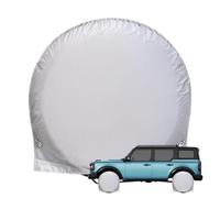 Coperchio pneumatico per camper, copertura per pneumatici di scorta | Protettore delle ruote automobilistiche 210D Oxford con r