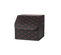 Coperchio Portabagagli Borsa Portaoggetti Multiuso Per Auto In Pelle Pieghevole Per Riporre Attrezzi Organizer Per Bagagliaio Grande Capacità Ripiano Portaoggetti(Small)