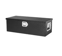 Coperchio Portabagagli Per Cassone Camioncino Cassetta Portautensili Per Carichi Pesanti Con Maniglia Laterale E Chiavi Di Blocco Cassetta Portautensili Ripiano Portaoggetti(30x13x9.6 black)