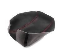 coperchio portaoggetti Custodia Protettiva Per Box Bracciolo Console Centrale Per Interni Auto Custodia Protettiva In Pelle Microfibra Decor Per A3 2017 2018(Black-red line)
