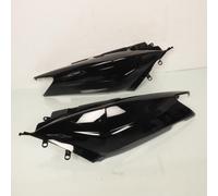 coperchio posteriore p2r per scooter yamaha 500 tmax 2001-2007 / coppia nero