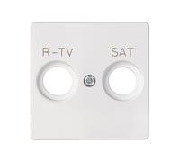 COPERCHIO PRESA R-TV+SAT BIANCO OPACO SIMON 82 CONCEPT