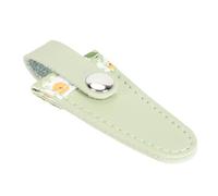 Coperchio Protettivo per Forbici in Pelle PU PU PUST e Polvere Premium, Comodo Stoccaggio Versatile per il Crafting da Cucire Ricami (Fiore Nero)