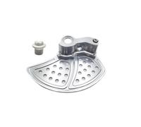 Coperchio protettore della protezione del disco freno del freno anteriore da 22 mm Compatibile con 125-500 modelli SXF XCW EXCF TE 125-500(Silver)