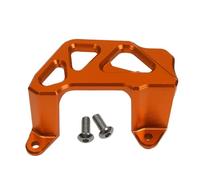 Coperchio protettore della protezione del disco freno posteriore compatibile con 125-530 modelli Fits XCW XCFW Exc Excf SXF XCF 6D TPI 2004-2023 CAGLIO PER CAPILE CNC(Orange)
