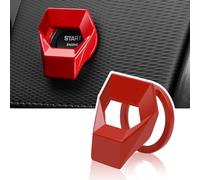 Coperchio Protezione Pulsante Motore Auto, per Mitsubishi Lancer-Ex Lancer Fortis Eclipse Cross Copertura per Decorazione Accensione, AntiGraffio Tappo Protettivo, Red