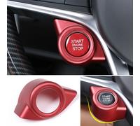Coperchio pulsante stop avviamento motore ABS rosso per Alfa Romeo Giulia / S...