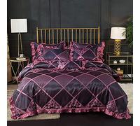 Coperchio PUNSHET SETTINO CHIEDE Che SETTA Bassetto DOPICI PUCCHI Doppio COPERCHI Set in Silk Signora DOGNO DOGGIO degli SIGLIO