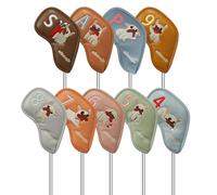Coperchio Putter - Copertine testa Putter Golf | Copertura Putter Golf | PU-acconciature per albero | Animale Matchs Putter Heads Cover per Uomini Donne Corsi