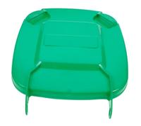 Coperchio Quadrato per Bidone Rifiuti 30, Plastica Verde | Uso Esterno per Edifici, Controllo Odori e Tenuta Sicura, Resistente al Vento, Confezione da 1 Pezzo