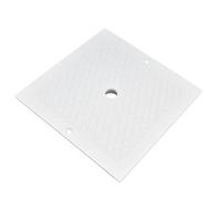 Coperchio Quadrato Skimmer, 25,5 cm / 10 Pollici Quadrato Coperchio Skimmer per Piscina Sostituzione del Coperchio dello Skimmer per Piscina SPA (Bianco)