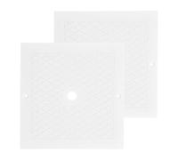 Coperchio Quadrato Skimmer, 25,5 cm / 10 Pollici Quadrato Coperchio Skimmer per Piscina Sostituzione del Coperchio dello Skimmer per Piscina SPA (Bianco*2)