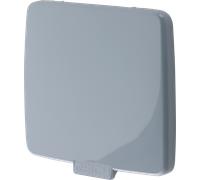 Coperchio reich per sportello di rifornimento con rinforzo singolo grigio lucido