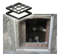 Coperchio Rettangolare Invisibile Nasconde Subito Brutti Pozzetti Fognari | Nasconde completamente le aperture di utilità sotto le pietre del selciato per un look di design