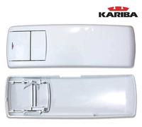 Coperchio ricambio per cassetta risciacquo esterna Kariba Top Duo Bianco