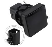 Coperchio Ricevitore Gancio Rimorchio 2'' con Luci Freno LED Rosso per Rimorchi