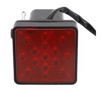 Coperchio Ricevitore Gancio Rimorchio 2'' con Luci Freno LED Rosso Ricambio