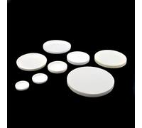 Coperchio rotondo for alte temperature for crogiolo cilindrico in allumina | Copri piatto in ceramica diametro 21-110 mm, 1 pz