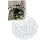 Coperchio rotondo in acrilico trasparente per acquario, 10-60 cm | Spessore 3 mm; Tre stili di apertura; Diametro 10-60 cm; Compatibile con acquari rotondi(B,Dia:20cm)