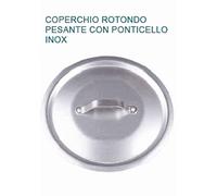 COPERCHIO ROTONDO IN ALLUMINIO Ø cm 42 Con Manico Professionale Pentole Agnelli