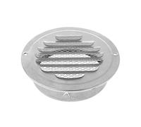 Coperchio rotondo in metallo per la presa d'aria, Griglia di ventilazione dell'aria for pareti esterne in acciaio inossidabile, copertura della griglia di ventilazione del condotto rotondo(80mm)