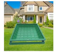 Coperchio rotondo personalizzabile per fossa settica - Copertura decorativa da incasso per cortile e parcheggio (B100 x 100 cm) - e design elegante