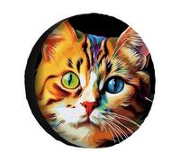 Coperchio Ruota Di Scorta Japanese Bobtail Exotic Shorthair Cat 14 inch | auto Copriruota per Auto Universale Copertura per ruota di scorta Per Rimorchio SUV fuoristrada