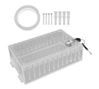 Coperchio scatola blocco termostato trasparente protegge le impostazioni da mano