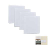 Coperchio scatola derivazione 2 pezzi placche cieche metallo 86x86 mm copri prese da muro bianche per scatole rettangolari portaplacca uso domestico e ristrutturazione