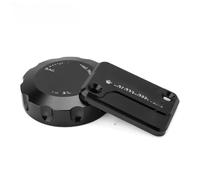 Coperchio serbatoio fluido Moto Per 450NK Per 450SR Per 450SRS Per 450SS Per 450CLC Motorycle Cilindro Freno Anteriore Posteriore Tappo Fluido Olio Coperchio Del Serbatoio(Black)