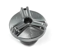 Coperchio Serbatoio Liquido Freni Anteriore E Posteriore E Tappo Di Riempimento Olio Per Moto Per TRACER 9GT 2021-2025(Oil Cap-Grey)