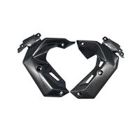 Coperchio Serbatoio Moto Radiatore Protezione Laterale Borsette Tappo Copertura Pannello Carena Guard Per Kawasaki Per Z650 2017-2019 Fuel Gas Tank Cover(Look in carbonio)