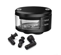 Coperchio Serbatoio Olio Freno per trasparente per moto Coperchio(Black) | Visibilità immediata liquido, ispezione smontaggio, manutenzione semplificata, sicuro