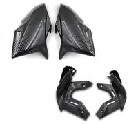 Coperchio Serbatoio Per Kawasaki Per Z650 2020-2023 Pannelli Laterali Radiatore Copertura Protettiva Moto ABS Copertura Laterale Fuel Gas Tank Cover(Look in carbonio)