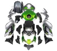 Coperchio Serbatoio Per KAWASAKI Per Z900 ZR900 2020-2024 Carenature Motociclo Stampo Ad Iniezione Dipinto ABS Carrozzeria Kit Set Fuel Gas Tank Cover(Green black)
