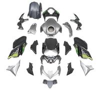 Coperchio Serbatoio Per KAWASAKI Per Z900 ZR900 2020-2024 Carenature Motociclo Stampo Ad Iniezione Dipinto ABS Carrozzeria Kit Set Fuel Gas Tank Cover(Argento)