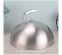 Coperchio sferico antimagnetico per Alimenti, Coperchio a Cupola Universale per sciogliere Il Formaggio, Coperchio in Acciaio Inox per bistecche,20,14cm