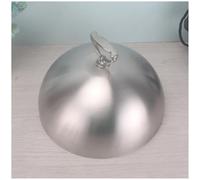 Coperchio sferico antimagnetico per Alimenti, Coperchio a Cupola Universale per sciogliere Il Formaggio, Coperchio in Acciaio Inox per bistecche,23,15cm