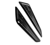 Coperchio Sfiato Cofano Compatibile Con Chevy Per Camaro LT 1LT 2LT 2016 2017 2018 UNA Coppia Auto Esterno Hood Air Vent Uscita Per Ala Copertura Trim Adesivi(Black 2)