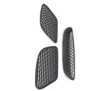 Coperchio Sfiato Cofano Compatibile Con Dodge Per Challenger R/T Scat Pacchetto Widebody 2019 2020 2021 2022 2023 3PCS Auto Anteriore Cofano Griglia Hood Bezel Vent