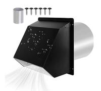 Coperchio Sfogo 'essiccatore A Parete Esterno - Vent Di Condizionamento 'aria Di Sfiato Del Cappuccio A Gamma | Coperchio Di Scarico Da Parete Per Cucina/lavanderia | Forniture Di Prese D'aria