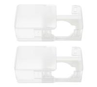 Coperchio Sicurezza Maniglia Porta 2 Pezzi Abs, Blocco Bambini | Design Moderno Discreto, Facile Sblocco per Adulti, per Bagno e Cucina, Protezione Contro Chiusura Accidentale