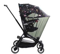 Coperchio Solare Del Passeggino - Copertura Da Sole Passeggino - Copertura Per Luce Diurna | Canopato Di Luce Diurno UPF 50+ Regolabile Con Estensione A Rete Zanzare Con Cerniera | Ombra Pieghevole, U