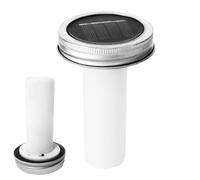 Coperchio Solare Di Ricambio | Ricambi per Luci - Bocca Larga con Batteria 600mAh 6-8 Ore Ricarica, Illuminazione Esterna per Giardino Terrazzo Feste Notturne Matrimoni
